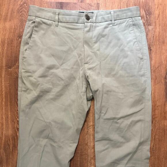 NWOT Everlane Performance Slim Fit Chino Pant Light Sage Size 34x32 - Picture 3 of 7